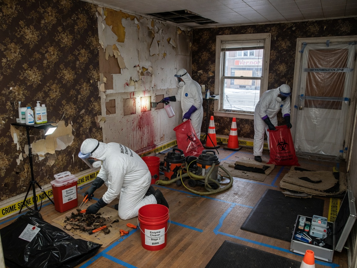 Homicide Cleanup in Southwest Detroit