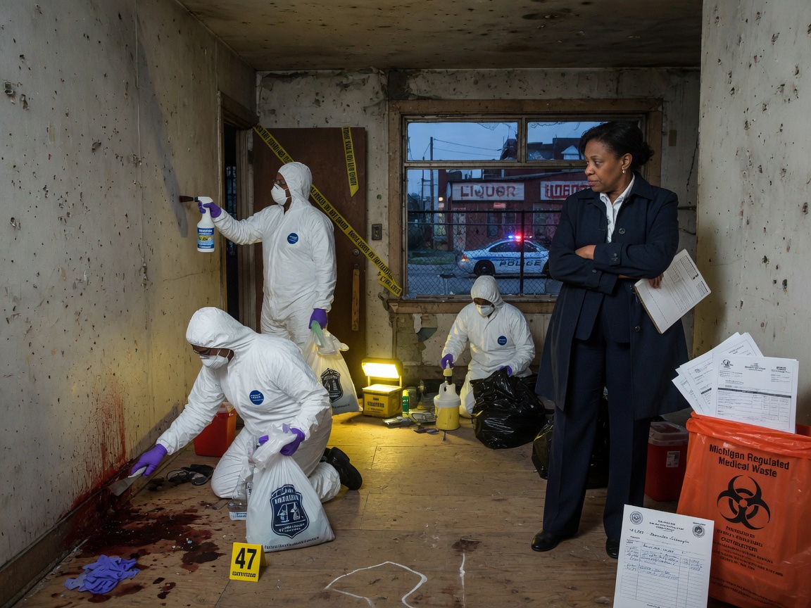 Who Pays for Crime Scene Cleanup in Michigan?
