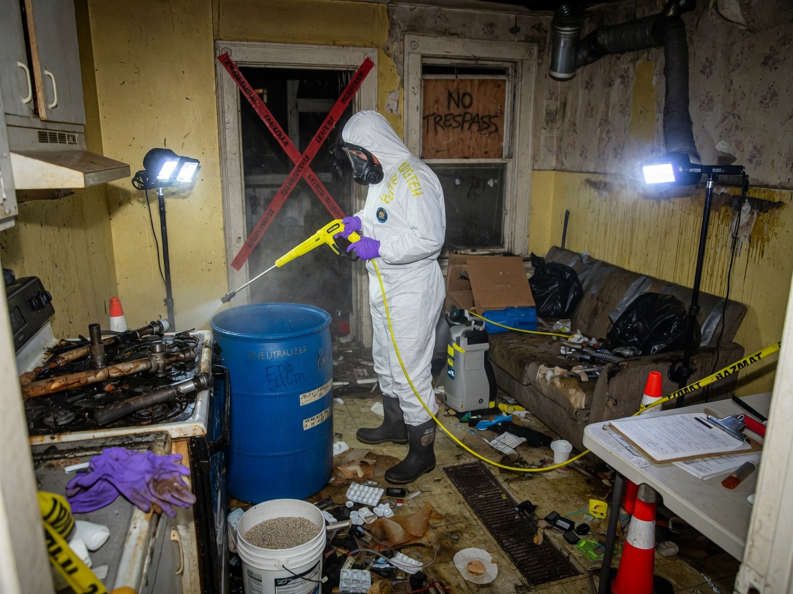 Homicide Cleanup in Downtown Detroit, MI 48226