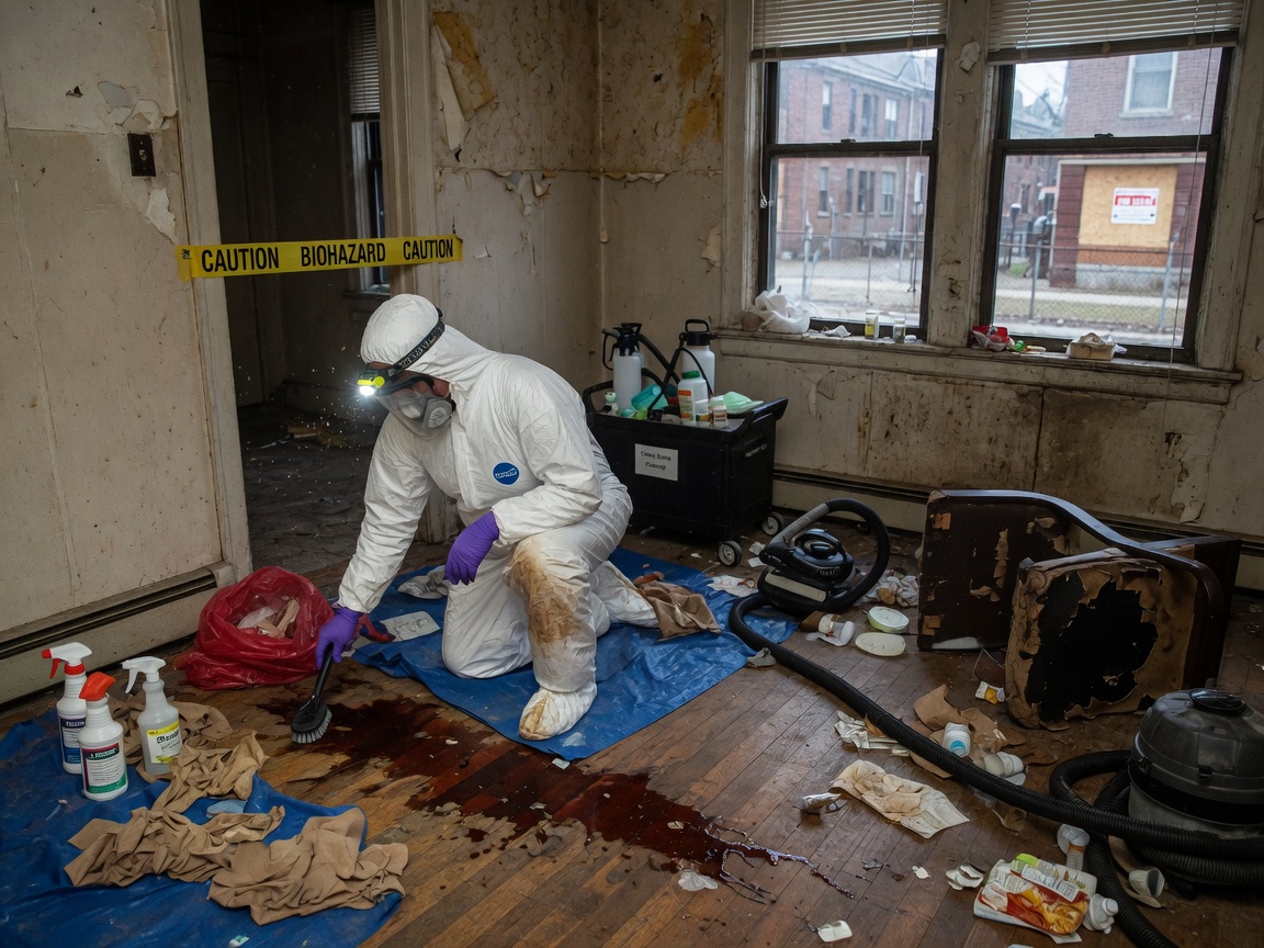Homicide Cleanup in Brush Park, MI 48201
